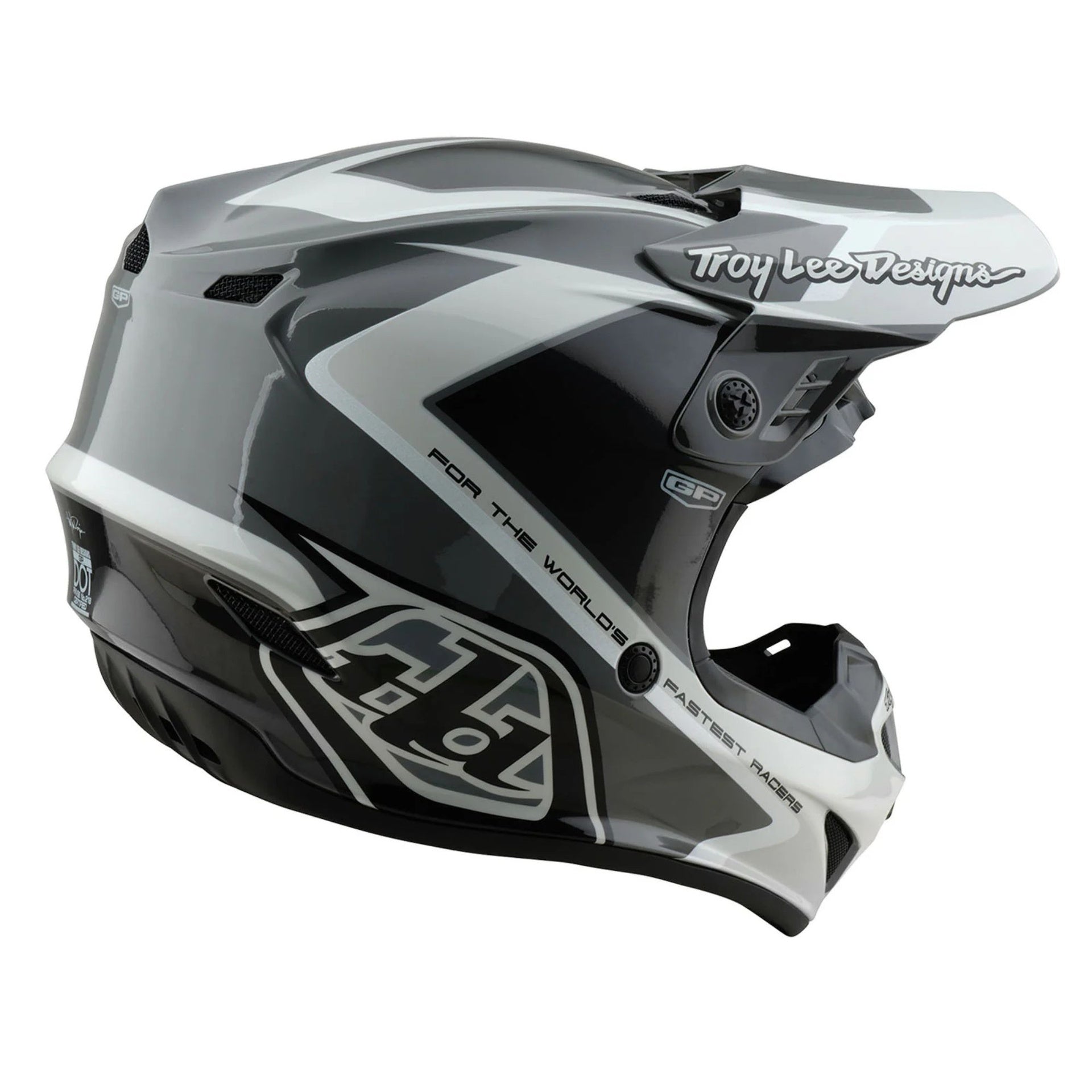 Casco Troy Lee Designs Gp Pro Helmet Shutter Gray